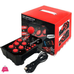 4-In-1 Retro Arcade Station Usb Wired Rocker Fighting Stick Game ...