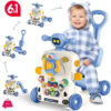 6 In 1 Activity Musical Baby Walker Multifunctional Baby Push Walker Toys