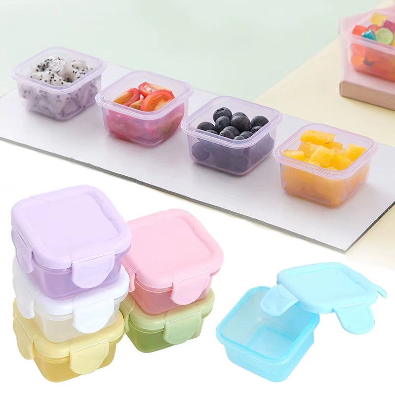 60Ml Small Food Grade Plastic Sealed Storage Box Kitchen Moisture-Proof Food Storage Household Accessories 16 60Ml Small Food Grade Plastic Sealed Storage Box Kitchen Moisture-Proof Food Storage Household Accessories
