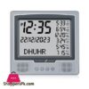 Al-Fatiha Azan Muslim Clock Digital Watch With Full Prayer Times Hijri Calendar Athan Prayer Time