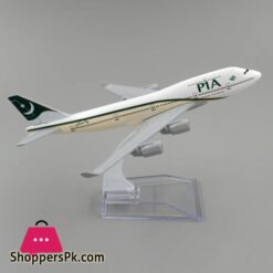 Pia Airplane Model Metal Small 16 Cm Pakistan International Airline B747 Airline Model For Decoration Aircraft Model 1400 Scale Metal Aviation Replica Diecast Model Miniature Room Dcor And Office Decor
