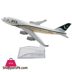 Pia Airplane Model Metal Small 16 Cm Pakistan International Airline B747 Airline Model For Decoration Aircraft Model 1400 Scale Metal Aviation Replica Diecast Model Miniature Room Dcor And Office Decor