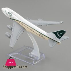 Pia Airplane Model Metal Small 16 Cm Pakistan International Airline B747 Airline Model For Decoration Aircraft Model 1400 Scale Metal Aviation Replica Diecast Model Miniature Room Dcor And Office Decor