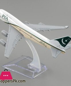 Pia Airplane Model Metal Small 16 Cm Pakistan International Airline B747 Airline Model For Decoration Aircraft Model 1400 Scale Metal Aviation Replica Diecast Model Miniature Room Dcor And Office Decor