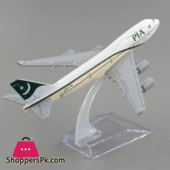 Pia Airplane Model Metal Small 16 Cm Pakistan International Airline B747 Airline Model For Decoration Aircraft Model 1400 Scale Metal Aviation Replica Diecast Model Miniature Room Dcor And Office Decor