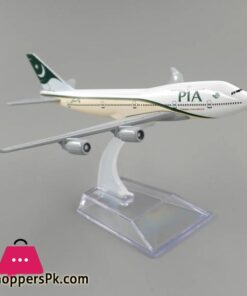 Pia Airplane Model Metal Small 16 Cm Pakistan International Airline B747 Airline Model For Decoration Aircraft Model 1400 Scale Metal Aviation Replica Diecast Model Miniature Room Dcor And Office Decor