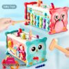 Baby Activity Cube Six Sided Box 8 In 1 Learning Toy 1 Baby Activity Cube Six Sided Box 8 In 1 Learning Toy