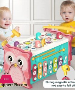 Baby Activity Cube Six Sided Box 8 In 1 Learning Toy 41 Baby Activity Cube Six Sided Box 8 In 1 Learning Toy - Image 2