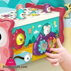 Baby Activity Cube Six Sided Box 8 In 1 Learning Toy