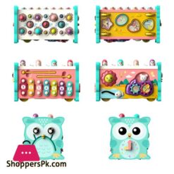 Baby Activity Cube Six Sided Box 8 In 1 Learning Toy
