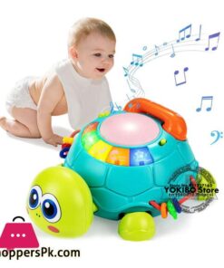 Baby Toys 0 12 Months Musical Turtle Toy Lights Sounds Musical Toy