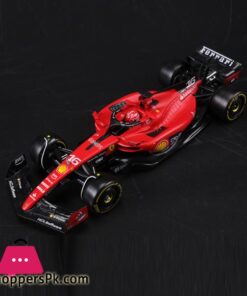 Bburago 1:24 Ferrari Sf23 C.sainz No.16 Formula One Cars Simulated Alloy Car Model - Image 6