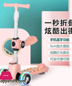 Childrens Music Skateboard Three In One Skateboard Can Sit Scooter - Image 6
