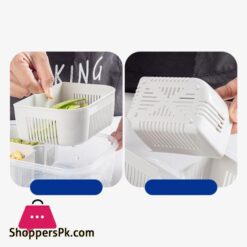 Drain Seal Box Stackable Food Crisper With Lid Multifunctional Refrigerator Organizer For Southeast Asian Buyers Versatile Snack Food Container