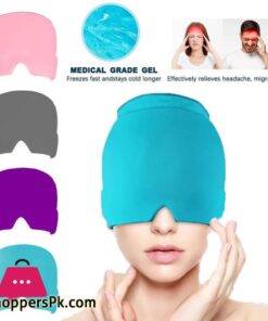 Gel Hot Cold Therapy Headache Migraine Relief Hat Head Massager Antistress Relax Massage Machine Health Care Ice Eye Mask