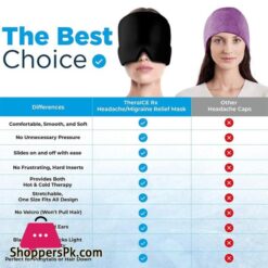 Gel Hot Cold Therapy Headache Migraine Relief Hat Head Massager Antistress Relax Massage Machine Health Care Ice Eye Mask