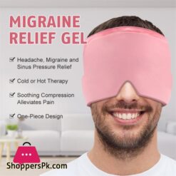 Gel Hot Cold Therapy Headache Migraine Relief Hat Head Massager Antistress Relax Massage Machine Health Care Ice Eye Mask