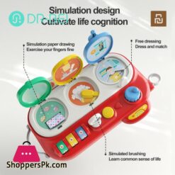 Huanger Training Board Busy Board Toy For Babies 18 Busy Board Toy For Babies Interactive Sensory Busy Board Toy For Toddlers Educational Learning Skills Development Safe Fun Gift For Boys Girls Toddlers Busy Board Toy