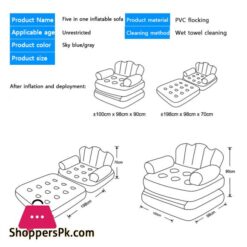 Inflatable Outdoor Sofa For Travel Lounge Chairs Adult Furniture Portable Inflatable Chair