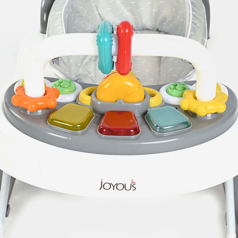 Joyous Baby Walker + Rocker 2In1 (Gray)