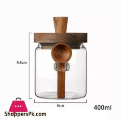 Kitchen Glass Sealed Jar Portable Household Five Grains Storage Can Seasoning Bottle Multifunctional Coffee Tea Storage Bottle