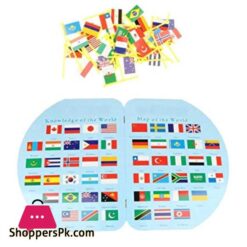 Knowledge Of The World National Flag Country Flag Map Of The World Wooden Toys Wooden Map Early Learning Activity Homeschooling Schools World Knowledge Flags Map Board Games Toys Games Child Development