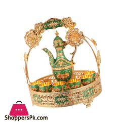 Luxury Kawa Set Turkish Coffee Glasses Set Tea Trays Serving Set For Home Living Room Dining Table Wedding Gift 14 Luxury Kawa Set Turkish Coffee Glasses Set Tea Trays Serving Set For Home Living Room Dining Table Wedding Gift