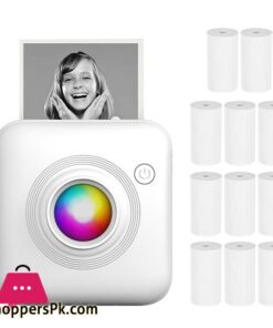 Mini Pocket Printer Portable 58mm Thermal Printer Machine Wireless BT Printer for Picture Label DIY Handcraft List Memo Notes