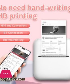 Mini Pocket Printer Portable 58Mm Thermal Printer Machine Wireless Bt Printer For Picture Label Diy Handcraft List Memo Notes - Image 3