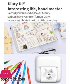 Mini Pocket Printer Portable 58Mm Thermal Printer Machine Wireless Bt Printer For Picture Label Diy Handcraft List Memo Notes - Image 6