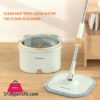 Mop Floor Clean Mop Household Hand-Free Rotary Mop Cleaning Hand Pressure Water-Absorbing Wet And Dry Dual-Use Flat Top Mop Set