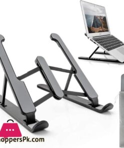 Foldable Laptop Stand For Bed Lightweight Ventilate Portable Laptop Stand With 6 Level Adjustable Height For 11 15 Inch Adjustable Universal Cooling Bracket Apply LaptopTablet