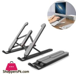 Foldable Laptop Stand For Bed Lightweight Ventilate Portable Laptop Stand With 6 Level Adjustable Height For 11 15 Inch Adjustable Universal Cooling Bracket Apply Laptoptablet