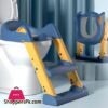 Potty Training Toilet Seat with Step Stool Ladder Blue Yellow