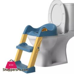 Potty Training Toilet Seat With Step Stool Ladder Blue Yellow