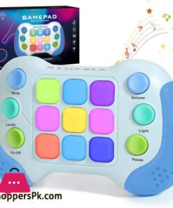 Quick Push Game Pad 5 Game Modes 999 Levels Electronic Pop RGB Lighting Fidget Toys