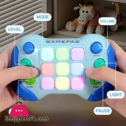 Quick Push Game Pad 5 Game Modes 999 Levels Electronic Pop Rgb Lighting Fidget Toys 10 Quick Push Game Pad 5 Game Modes 999 Levels Electronic Pop Rgb Lighting Fidget Toys