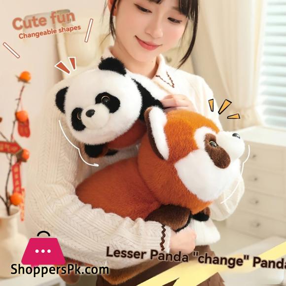 Reversible Flip Panda Flip Raccoon Toy Transform Panda Soft Pillow Children Gifts 3 Reversible Flip Panda Flip Raccoon Toy Transform Panda Soft Pillow Children Gifts