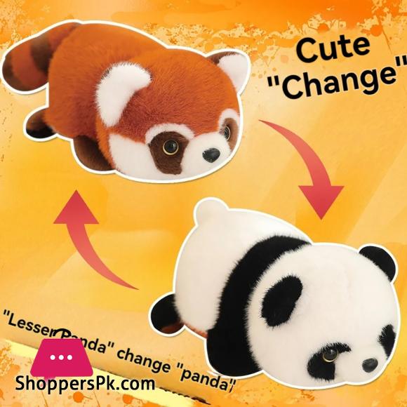 Reversible Flip Panda Flip Raccoon Toy Transform Panda Soft Pillow Children Gifts 8 Reversible Flip Panda Flip Raccoon Toy Transform Panda Soft Pillow Children Gifts - Image 6