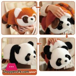 Reversible Flip Panda Flip Raccoon Toy Transform Panda Soft Pillow Children Gifts 9 Reversible Flip Panda Flip Raccoon Toy Transform Panda Soft Pillow Children Gifts