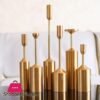 Roman Pole Retro Candle Holder Candlesticks Golden Candelabra Candle Stands