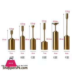 Roman Pole Retro Candle Holder Candlesticks Golden Candelabra Candle Stands