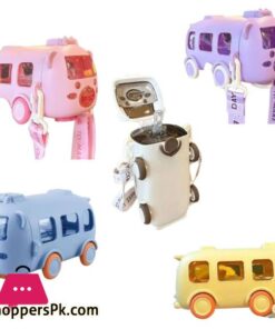 School Bus Water Bottle Portable Water Cup In Bus Shape With Strap Kids Water Bottle 500Ml 26 School Bus Water Bottle Portable Water Cup In Bus Shape With Strap Kids Water Bottle 500Ml