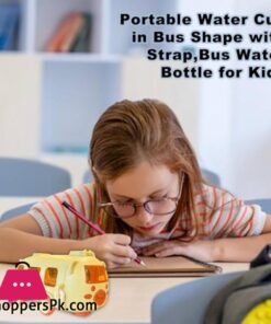 School Bus Water Bottle Portable Water Cup In Bus Shape With Strap Kids Water Bottle 500Ml 27 School Bus Water Bottle Portable Water Cup In Bus Shape With Strap Kids Water Bottle 500Ml