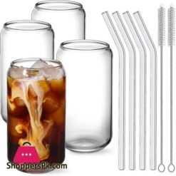 Set Of 6 - Reusable Glass Straws With Cleaning Brush, Glass Drinking Straws - Clear Glass Straws Reusable 10 Set Of 4 Reusable Glass Straws With Cleaning Brush Glass Drinking Straws Clear Glass Straws Reusable