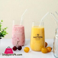 Set Of 6 - Reusable Glass Straws With Cleaning Brush, Glass Drinking Straws - Clear Glass Straws Reusable 8 Set Of 4 Reusable Glass Straws With Cleaning Brush Glass Drinking Straws Clear Glass Straws Reusable