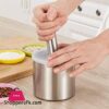Techmanistan Stainless Steel Mortarr And Pestlee Set Masher Household Grinding Manual Mortarr Food Safe Spice Grinder Herb Container Pesto Powder Mortarr Pestlee