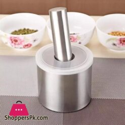 Techmanistan Stainless Steel Mortarr And Pestlee Set Masher Household Grinding Manual Mortarr Food Safe Spice Grinder Herb Container Pesto Powder Mortarr Pestlee