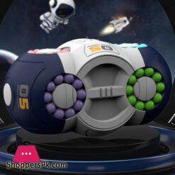 Stress Relief Bean Cube Toy Rotating Bean Cube Spinner Toy Stress Relief Fidget Sensory Toy For Adults Kids Educational Handheld Bead Puzzle Spinning Cube Perfect Christmas Gift Fast Shipping