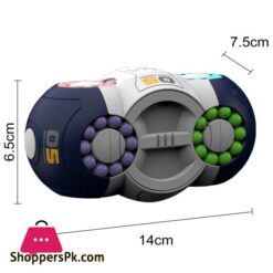 Stress Relief Bean Cube Toy Rotating Bean Cube Spinner Toy Stress Relief Fidget Sensory Toy For Adults Kids Educational Handheld Bead Puzzle Spinning Cube Perfect Christmas Gift Fast Shipping